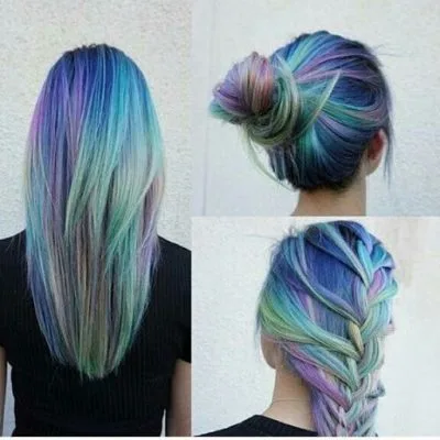 Blue Hair During Summer